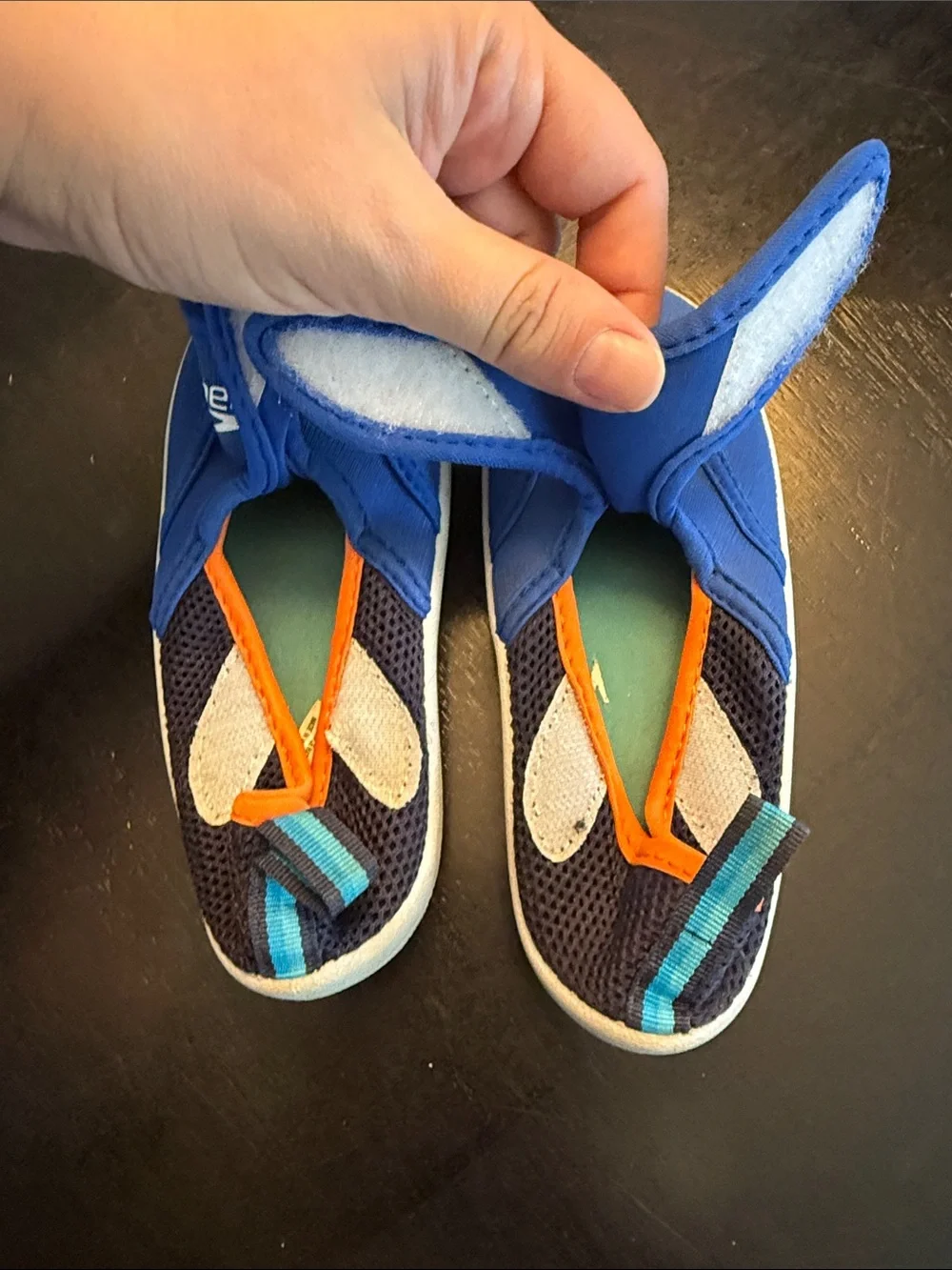 Speedo Kids Blue and Orange Water Shoes